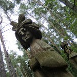 Skulpturen im Wald von Kulautuva