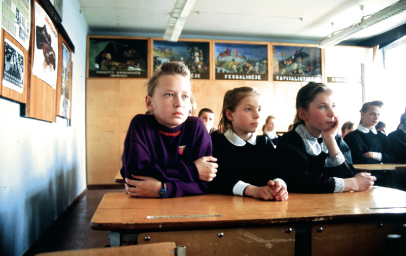 Schule in Kretinga, April 1991
