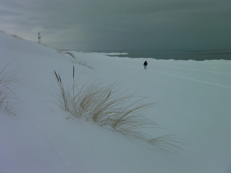 Ostseeküste im Winter