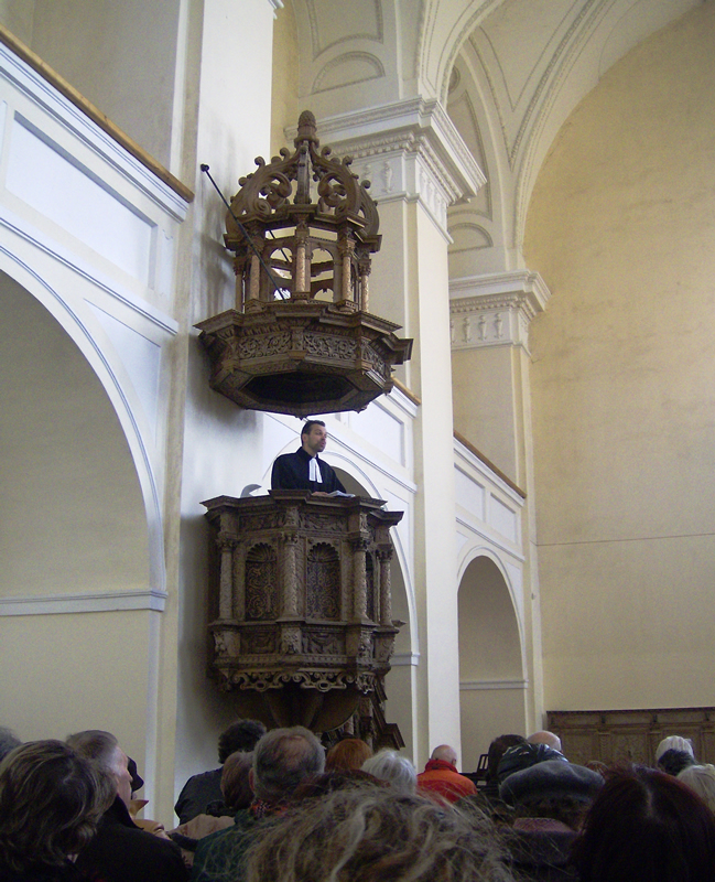 In der reformierten Kirche von Kėdainiai