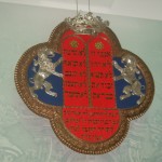 Zehn-Gebote-Tafel im Jüdischen Museum Vilnius